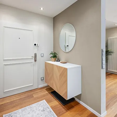 Edler Wohnraum Schwanenteich-Suite Mit Balkon, Boxspringbett, Siemens-Kaffeevollautomat, Lift, Parkplatz & Wlan 561 Mbps Daire *